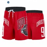 Pantalones NBA Houston Rockets NO.9 Josh Christopher Rojo 2022