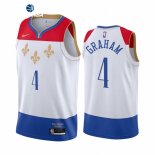 Camisetas NBA de New Orleans Pelicans Devonte' Graham Nike Blanco Ciudad 2021