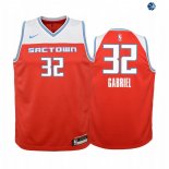 Camisetas de NBA Ninos Sacramento Kings Wenyen Gabriel Nike Rojo Ciudad 19/20