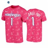 T Shirt NBA Washington Wizards NO.1 Kentavious Caldwell Pope Rose Ciudad 2022-23