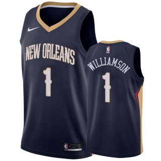 Camisetas NBA De New Orleans Pelicans Zion Williamson Marino Icon
