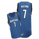 Camisetas NBA de Williams Minnesota Timberwolves Rev30 Azul