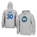 Sudaderas Con Capucha NBA Golden State Warriors Stephen Curry Gris
