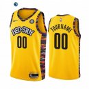 Camisetas NBA Brooklyn Nets Personalizada Amarillo Ciudad 2019-20