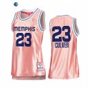 Camisetas NBA Mujer Memphis Grizzlies NO.23 Jarrett Culver 75th Aniversario Rosa Oro 2022