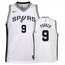 Camisetas de NBA Ninos San Antonio Spurs Tony Parker Blanco Association 2018