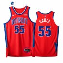 Camisetas NBA de Detroit Pistons Luka Garza 75th Rojo Ciudad 2021-22