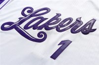 Camisetas NBA L.A.Lakers 2015 Navidad Russell Blanco
