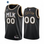 Camisetas NBA Atlanta Hawks Personalizada MLK Negro Ciudad 2020-21