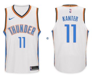 Camisetas NBA de Enes Kanter Oklahoma City Thunder Blanco Association 17/18