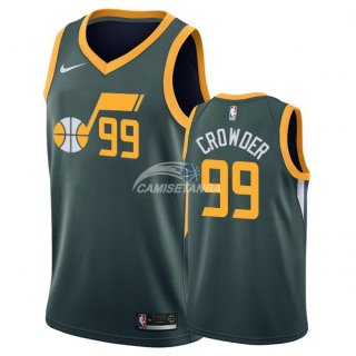 Camisetas NBA Edición ganada Utah Jazz Jae Crowder Nike Verde 2018/19
