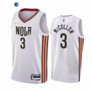 Camisetas NBA Nike New Orleans Pelicans NO.3 C.J. McCollum Blanco Association 2022