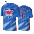 T-Shirt NBA Brooklyn Nets Jamal Crawford Shooting Azul 2021