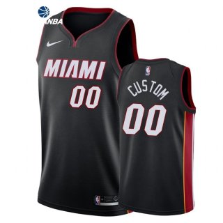 Camisetas NBA Miami Heat Personalizada Negro Icon 2019-20