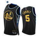 Camisetas NBA de Golden State Warriors Kevon Looney 75th Negro Ciudad 2021-22