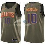 Camisetas NBA Salute To Servicio Phoenix Suns Leandro Barbosa Nike Ejercito Verde 2018