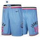 Pantalon NBA de Miami Heat James Johnson Nike Azul Ciudad