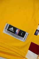 Camisetas NBA de Kyrie Irving Cleveland Cavaliers Amarillo Encaje