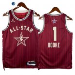 Camisetas NBA 2024 All Star NO.1 Devin Booker Rojo