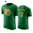 Camiseta NBA de Manga Corta Jaylen Brown Boston Celtics Verde