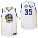 Camiseta NBA Ninos Golden State Warriors Kevin Durant Blanco Association 17/18