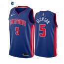 Camisetas NBA de Detroit Pistons Frank Jackson Nike Azul Icon 2021-22
