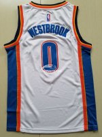 Camiseta NBA Ninos Oklahoma City Thunder Russell Westbrook Blanco Association 17/18