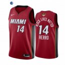 Camisetas NBA Miami Heat Tyler Herro 2020 Campeones Finales BLM Rojo Statement