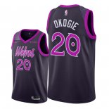 Camisetas NBA de Josh Okogie Minnesota Timberwolves Purpura Ciudad 18/19