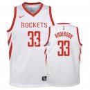 Camisetas de NBA Ninos Houston Rockets Ryan Anderson Blanco Association 2018