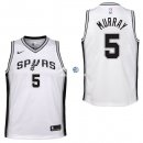 Camiseta NBA Ninos San Antonio Spurs Dejounte Murray Blanco Association 17/18