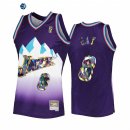 Camisetas NBA Utah Jazz NO.8 Rudy Gay 75th Purpura Hardwood Classics 2022-23