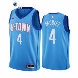 Camisetas NBA de Houston Rockets Evan Mobley Nike Azul Ciudad 2021