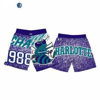 Camisetas NBA de Charlotte Hornets Purpura Throwback 2021