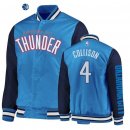 Chaqueta NBA Oklahoma City Thunder Nick Collison Marino Azul 2020