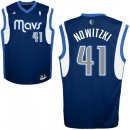 Camisetas NBA de Dirk Nowitzki Dallas Mavericks Azul Profundo