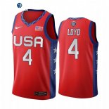 Camisetas NBA de Jewell Loyd Juegos Olímpicos Tokio USMNT 2020 Rojo