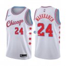 Camisetas NBA de Lauri Markkanen Chicago Bulls Nike Blanco Ciudad 17/18