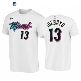 T-Shirt NBA Miami Heat Bam Adebayo Blanco Ciudad 2020-21