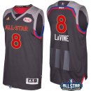 Camisetas NBA de Zach Lavine All Star 2017 Carbón