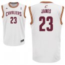 Camisetas NBA de LeBron James Cleveland Cavaliers Blanco