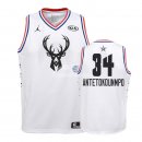 Camisetas de NBA Ninos Giannis Antetokounmpo 2019 All Star Blanco