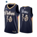 Camisetas NBA 2020 Navidad New Orleans Pelicans Jaxson Hayes Marino