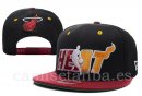 Snapbacks Caps NBA De Miami Heat Rojo Negro Amarillo