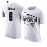 T- Shirt NBA Brooklyn Nets Deandre Jordan Blanco