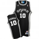 Camisetas NBA de Rodman San Antonio Spurs Negro
