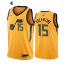 Camisetas NBA Nike Utah Jazz NO.15 Denzel Valentine 75th Amarillo Statement 2022