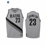 Camisetas de NBA Ninos Edición ganada Portland Trail Blazers Robert Covington Gris 2021