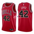 Camisetas NBA de Robin Lopez Chicago Bulls Rojo Icon 17/18