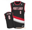 Camisetas NBA de Lillard Portland Trail Blazers Rev30 Negro